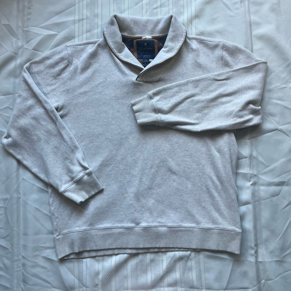 Brooks Brothers Casual Cotton Cream Pullover Sweater XXL Preppy Classic Knit - Picture 1 of 10